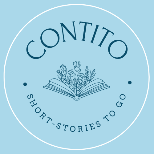 Square Logo - light blue white circle